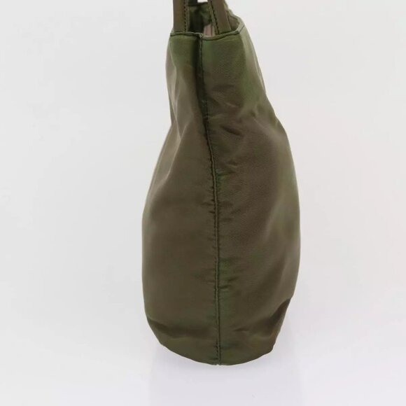 PRADA Hand Bag Nylon Khaki Auth - Picture 4 of 16